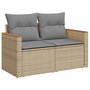 Voir la diapositive 3 : VIDAXL Salon de jardin avec coussins 8 pcs beige resine tressee