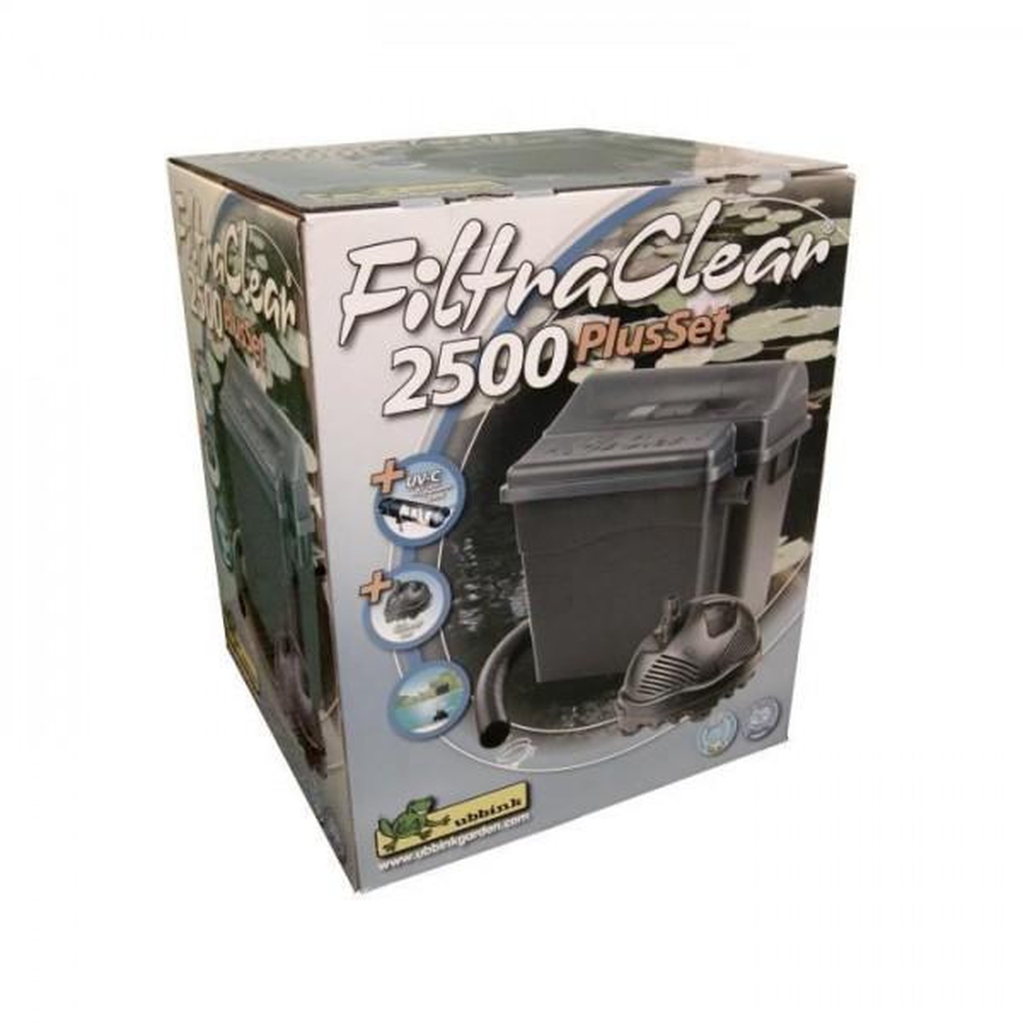 Voir la diapositive 4 : Ubbink Filtre de bassin Ubbink FiltraClear 2500 PlusSet - Noir