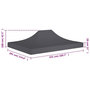 Voir la diapositive 6 : VIDAXL Toit de tente de reception 4,5x3 m Anthracite 270 g/m^2
