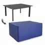 BLUMIE Housse de protection extérieure pour table rectangulaire 150x120x74 cm - Ultra résistant