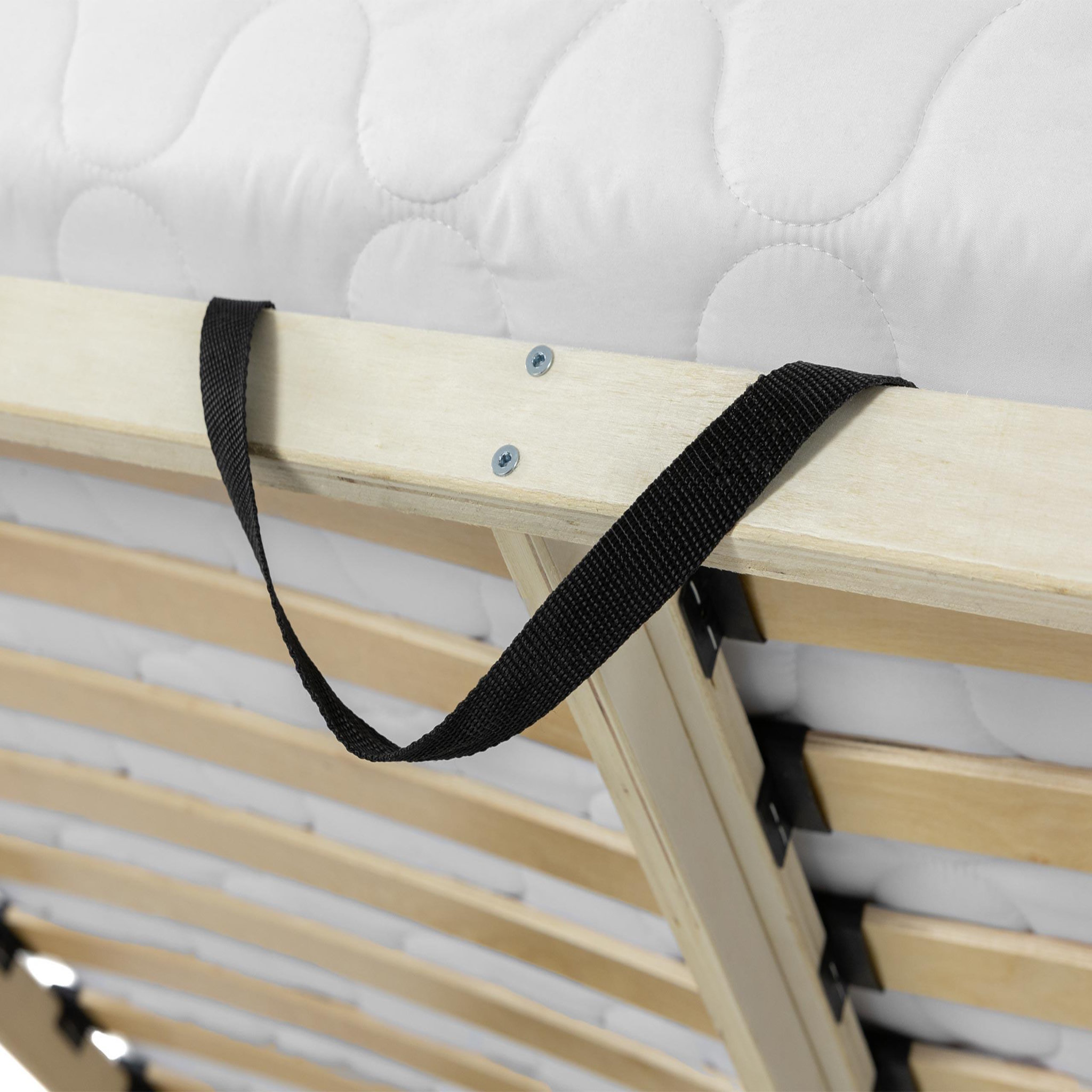 Voir la diapositive 6 : BEST MOBILIER Stuart - lit coffre - 140x200 cm - sommier inclus - en velours