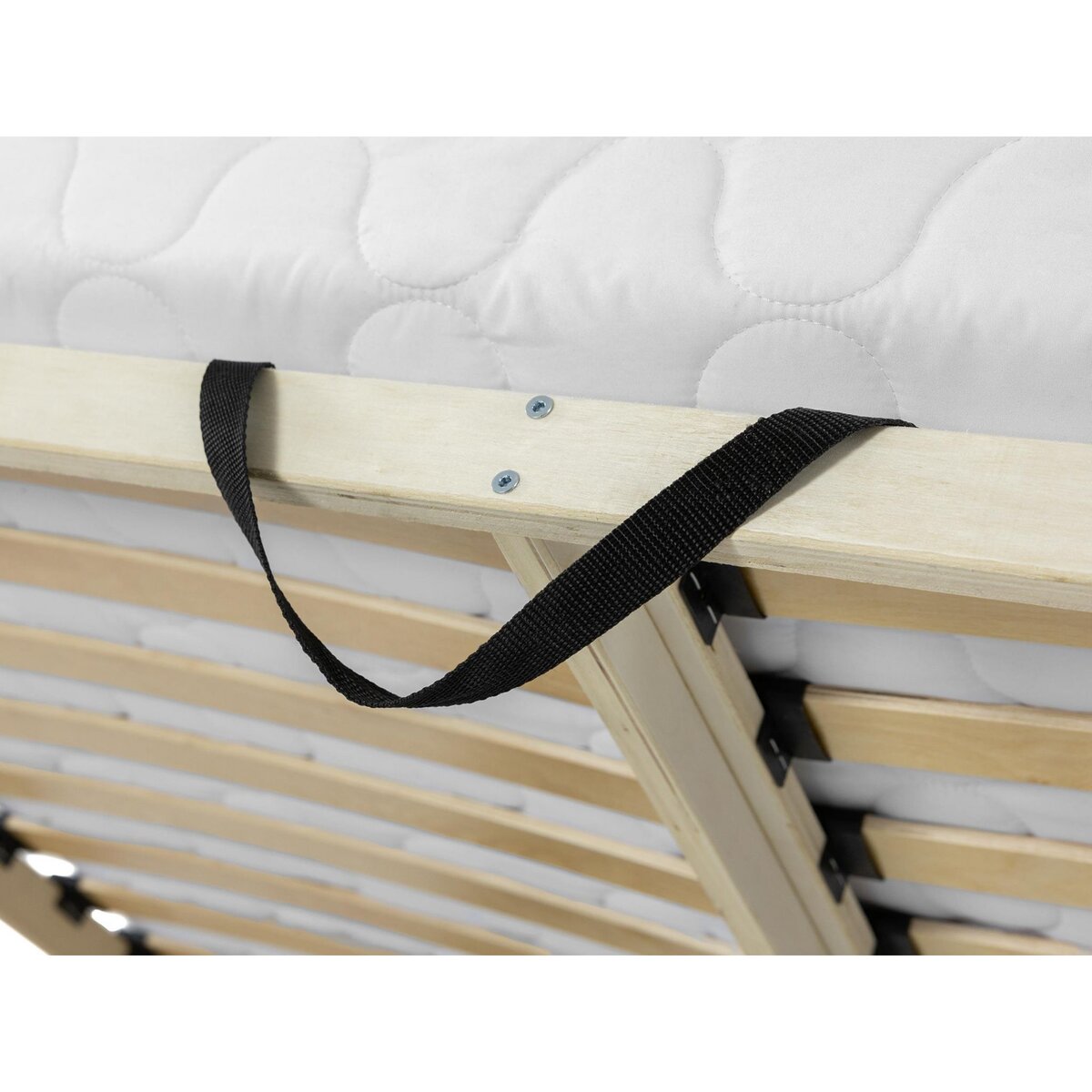 BEST MOBILIER Stuart - lit coffre - 140x200 cm - sommier inclus - en velours