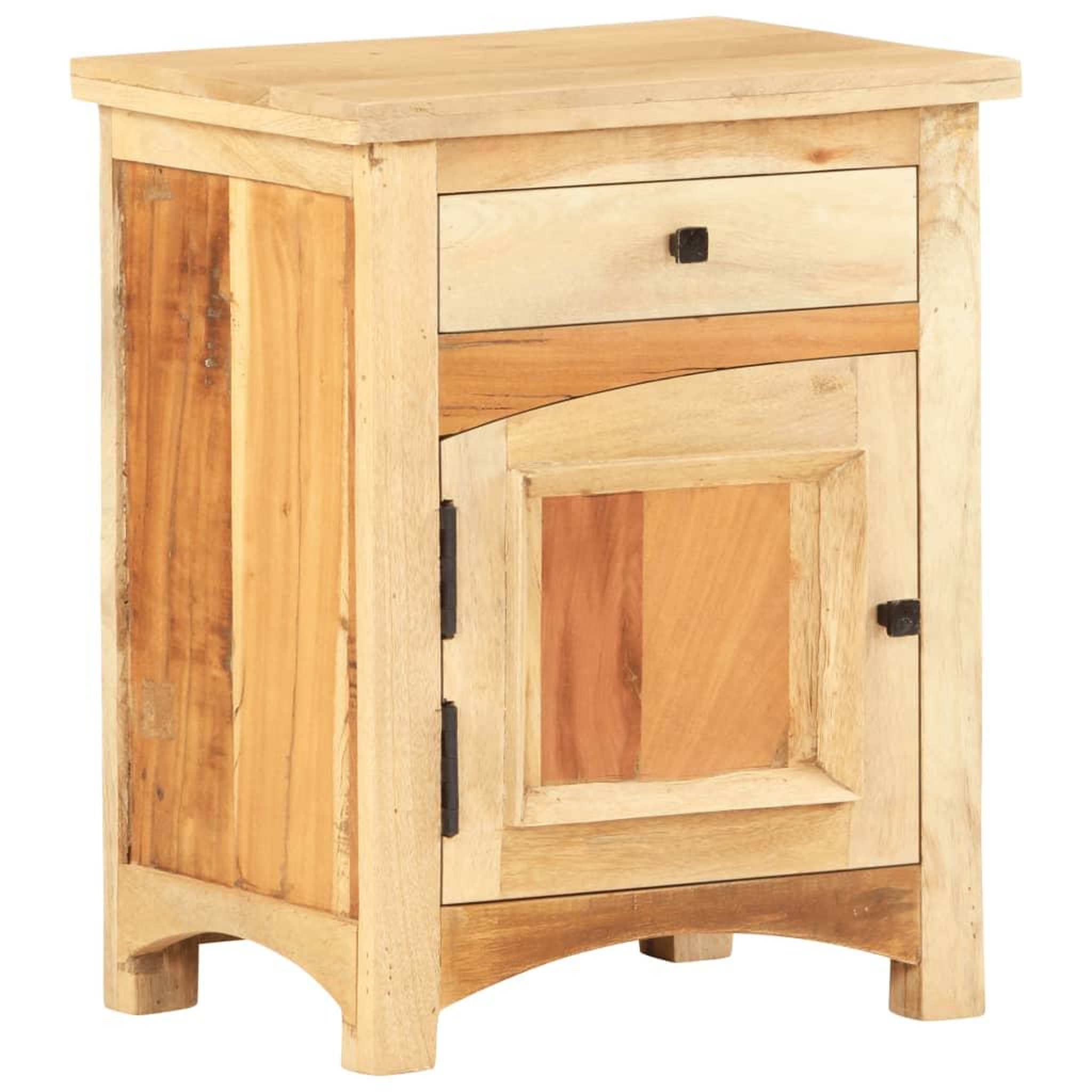 Voir la diapositive 1 : VIDAXL Table de chevet 40 x 30 x 50 cm Bois de recuperation massif