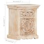 Voir la diapositive 6 : VIDAXL Table de chevet 40x30x50 cm Bois de manguier massif