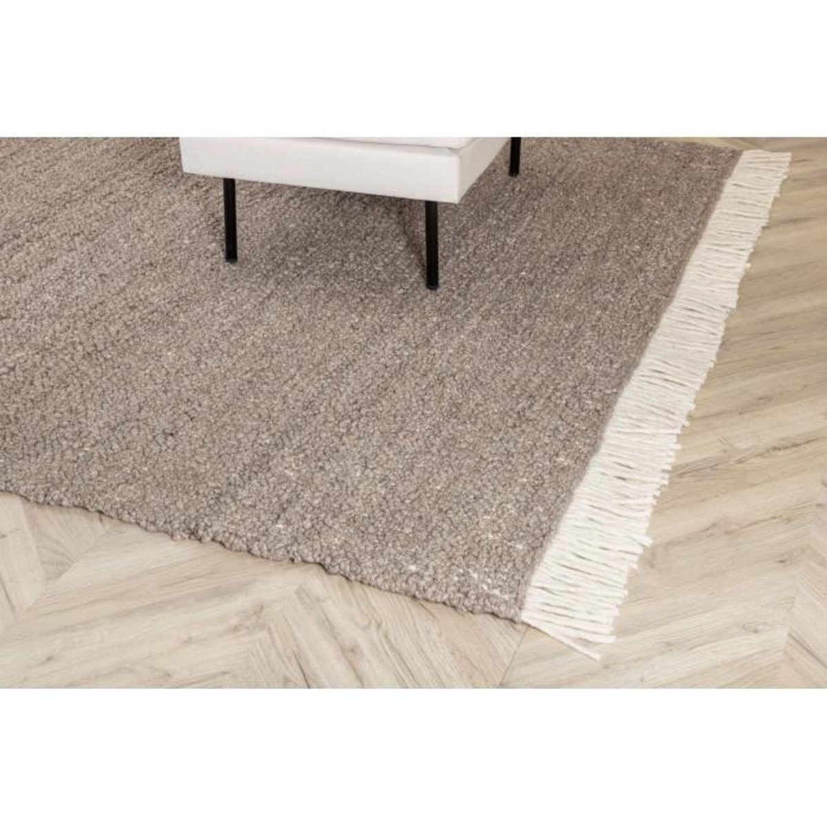 Paris Prix Tapis Déco en Laine  Betina  200x300cm Marron