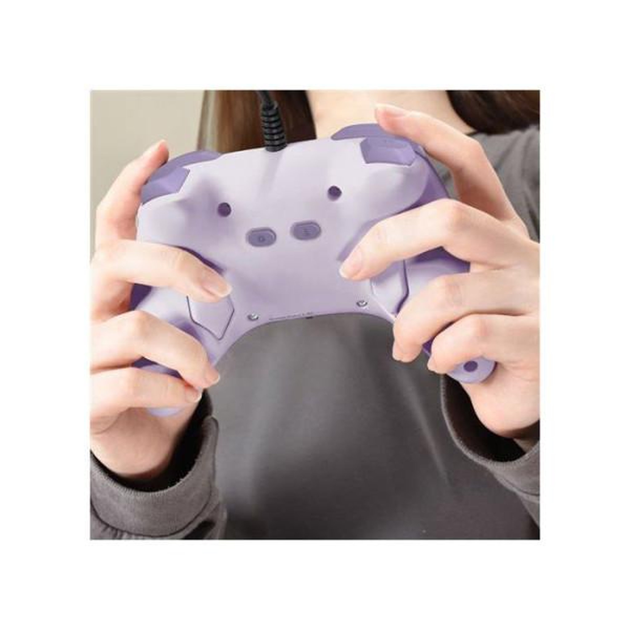 Voir la diapositive 4 : HORI Manette de jeu - nintendo switch et switch 2 - filaire - lavande - horipad turbo - boutons arriere programmables - hori