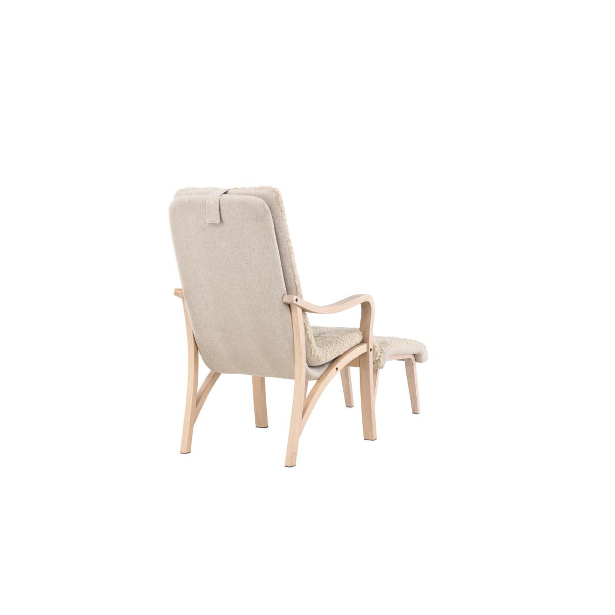 Voir la diapositive 5 : Paris Prix Fauteuil avec repose-pieds  faro  107cm beige