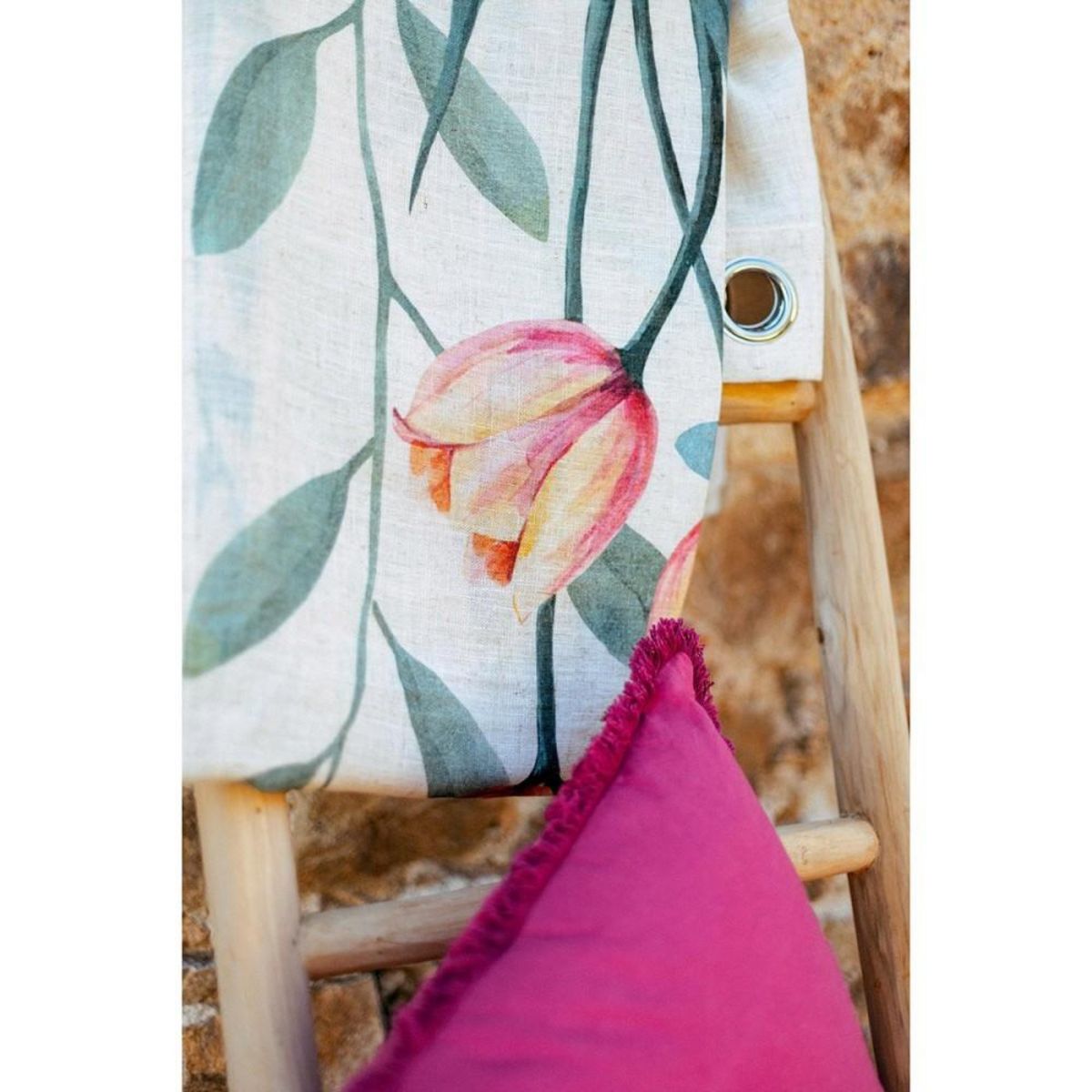 Douceur d'Intérieur Rideau à œillets 140x260 Aquarellis