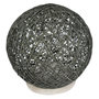 Voir la diapositive 1 : ATMOSPHERA Lampe à Poser Papier  Boule  20cm Gris