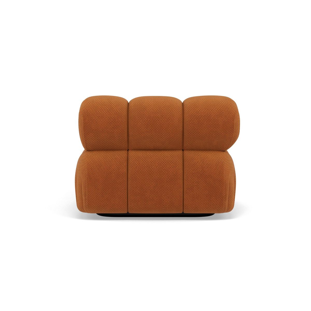 LISA DESIGN Ruby - module d'assise méridienne droite en velours texturé