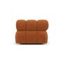 Voir la diapositive 5 : LISA DESIGN Ruby - module d'assise méridienne droite en velours texturé