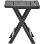 Voir la diapositive 3 : VIDAXL Table pliable de jardin anthracite 45x43x50 cm plastique
