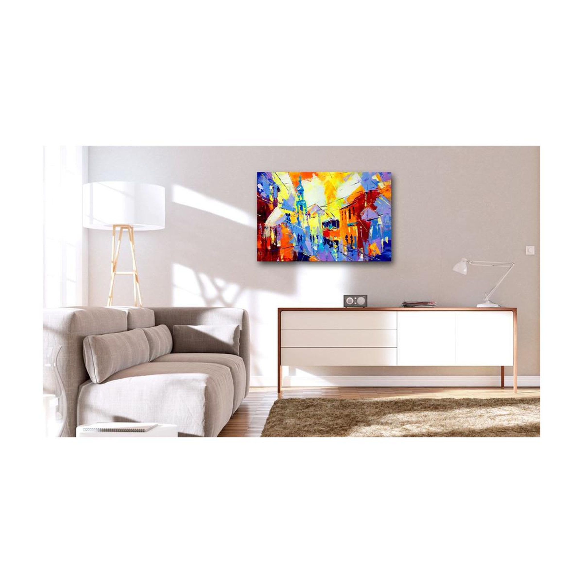 Voir la diapositive 2 : Paris Prix Tableau Imprimé  Colours of the City