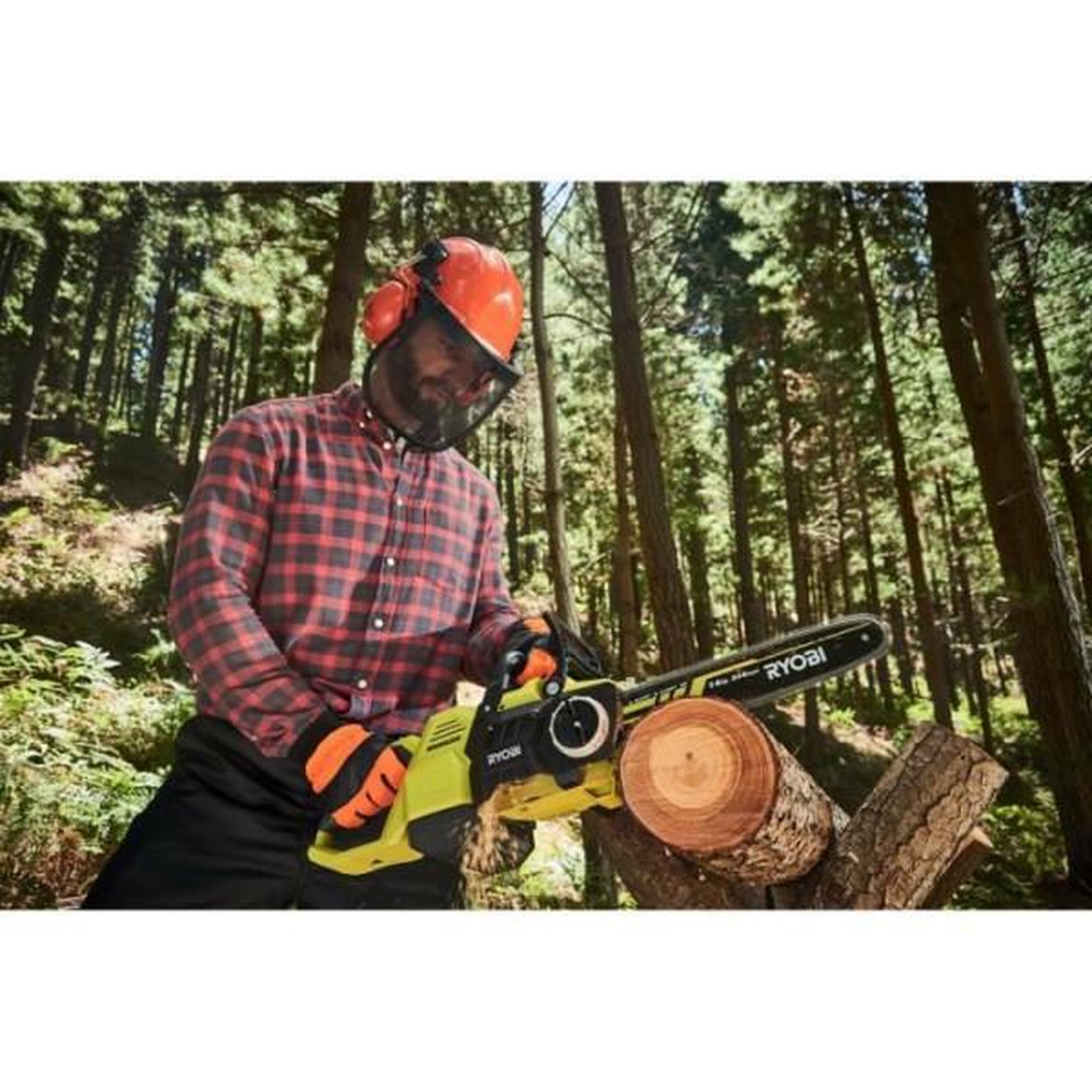 Voir la diapositive 6 : Ryobi Tronçonneuse ryobi 36v lithiumplus brushless - sans batterie ni chargeur ry36csx35a-0