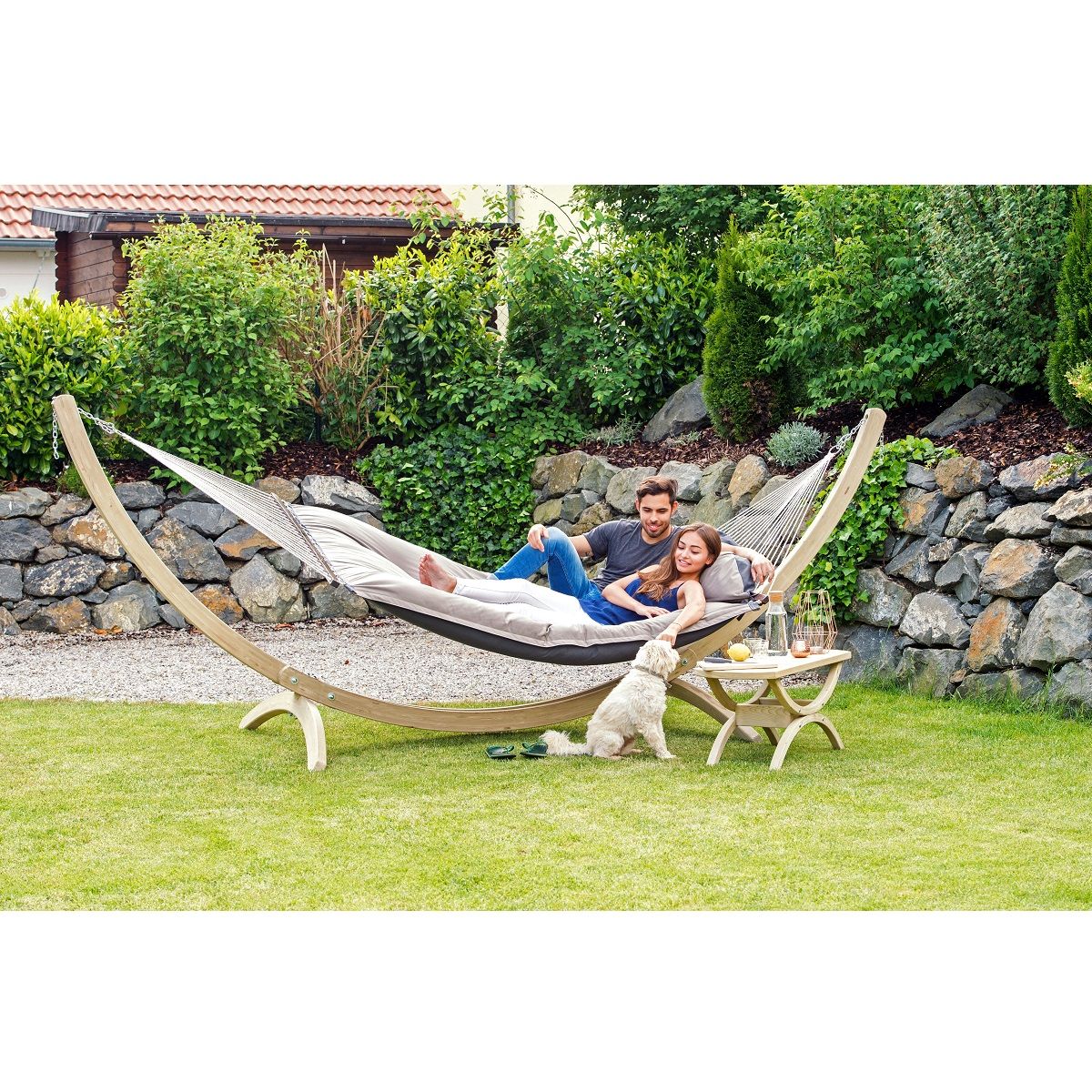 Support pour hamac Olymp de 300 à 360 cm.