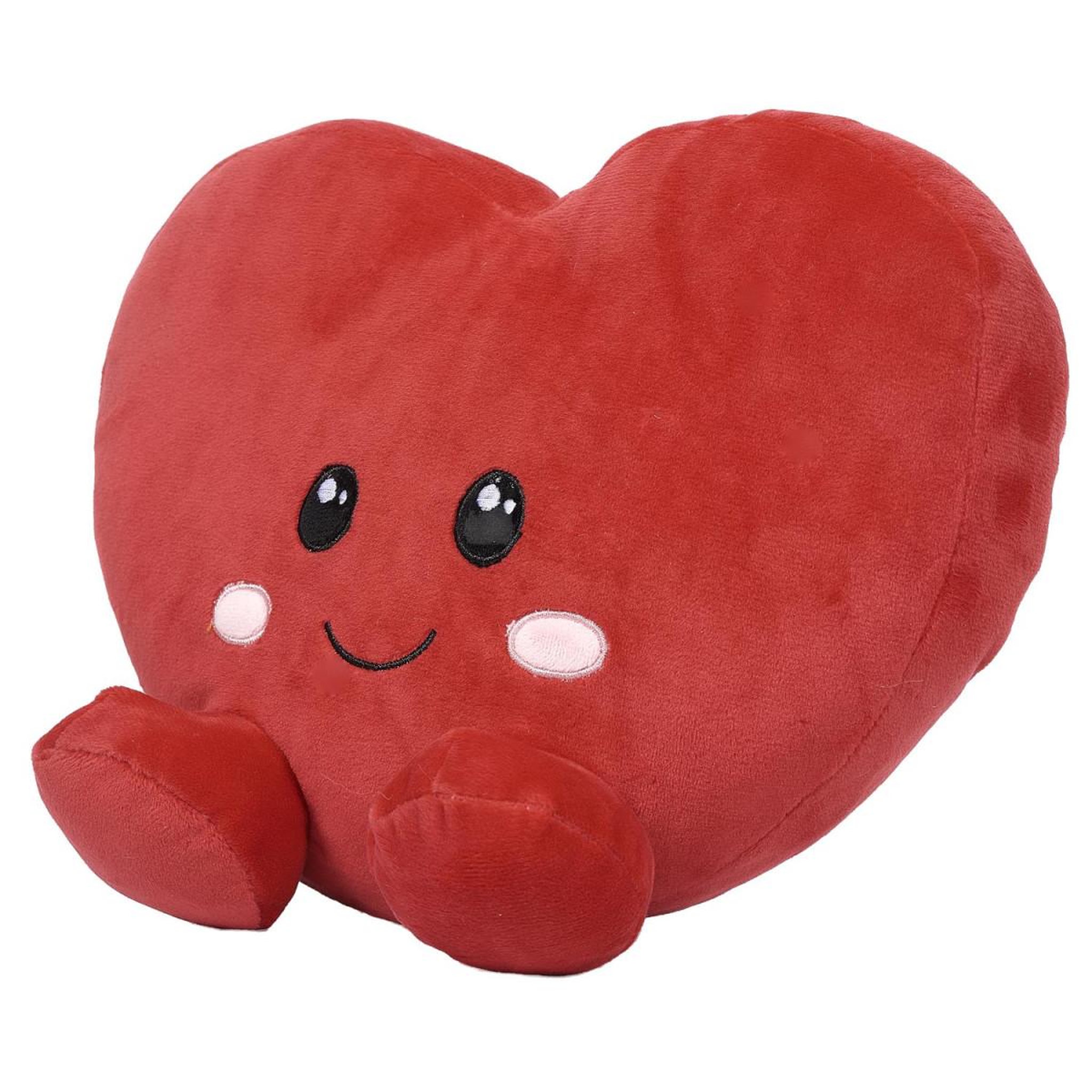 Voir la diapositive 2 : The concept Factory Peluche enfant cœur  kawaii  25cm rouge
