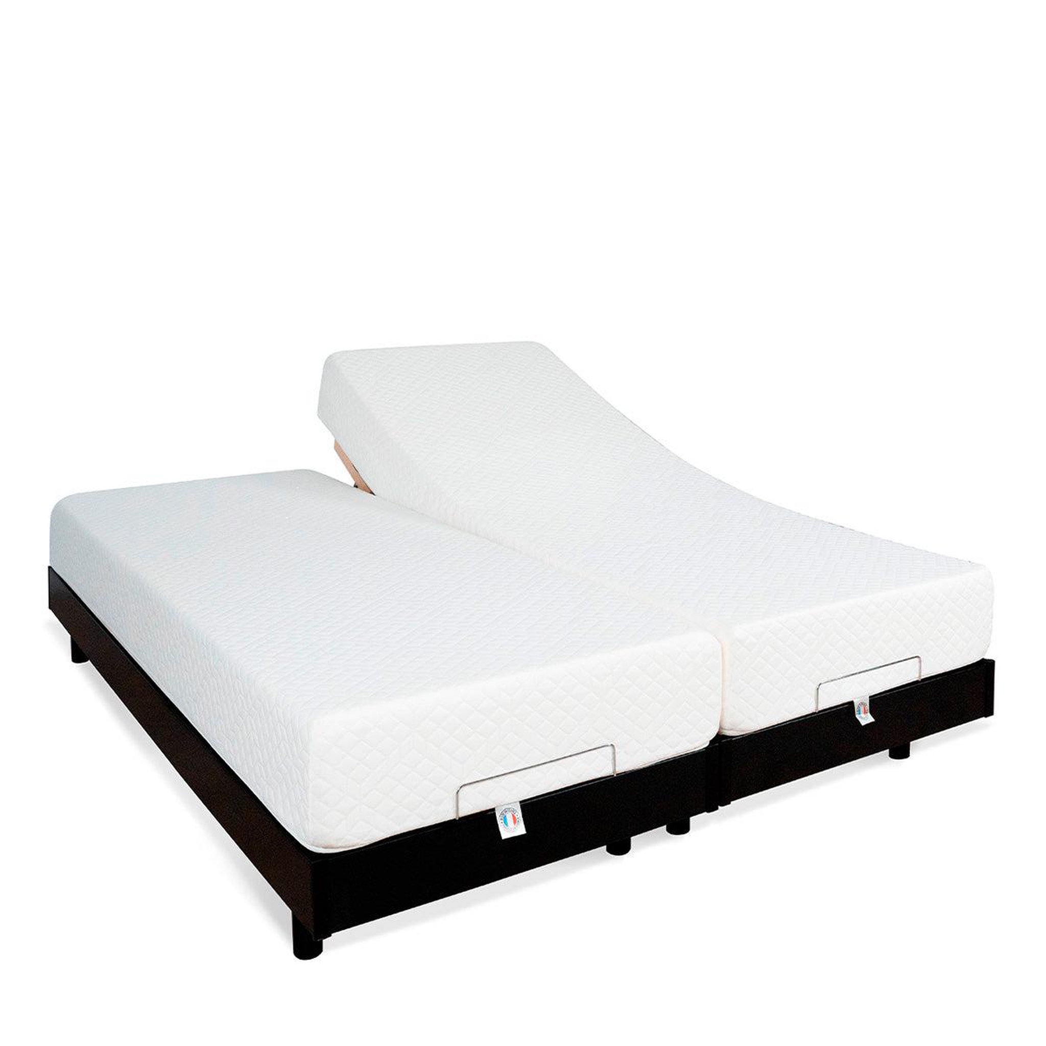 Voir la diapositive 4 : BELLECOUR Bellecour literie | ensemble duo flex | sommiers électriques + matelas mémoire de forme