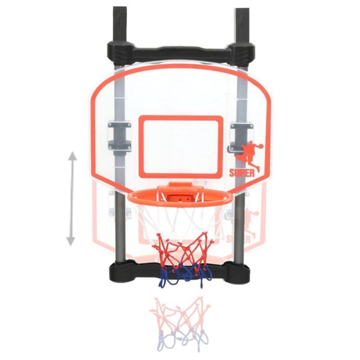 VIDAXL Ensemble de basket réglable de porte pour enfants