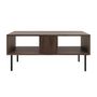 Voir la diapositive 4 : BEST MOBILIER Salvador - table basse - effet bois - 2 niches - 100 cm