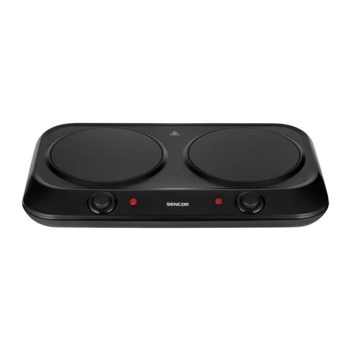 SENCO Plaque de cuisson infrarouge - SENCOR - SCP 2263BK - 2400 W - 2 foyers - Noir