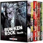 SUN-KEN ROCK TOMES 1 A 4 : COFFRET EN 4 VOLUMES. AVEC UNE ILLUSTRATION COLLECTOR OFFERTE, Boichi