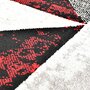 VIDAXL Tapis Noir et rouge 80x150 cm PP