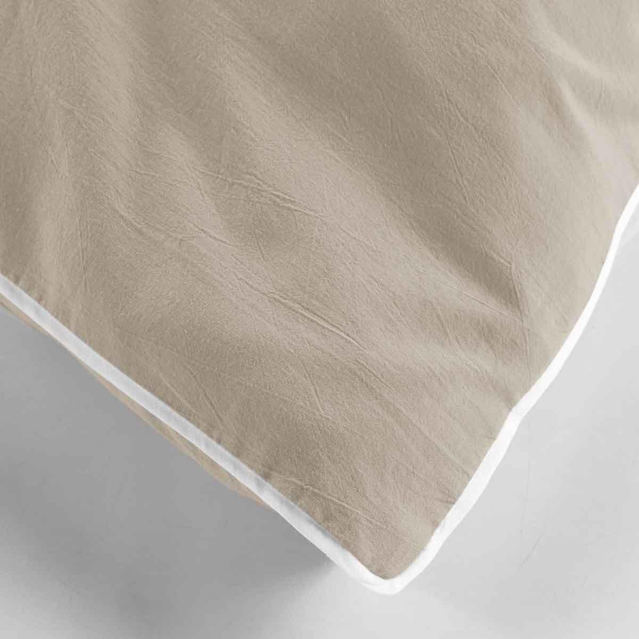 Voir la diapositive 3 : Douceur d'Intérieur Parure de lit 3 pièces  linette  260x240cm lin
