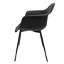 Voir la diapositive 4 : The Home Deco Factory Fauteuil GUSTAV noir