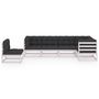 Voir la diapositive 3 : VIDAXL Salon de jardin 6 pcs avec coussins Bois de pin massif