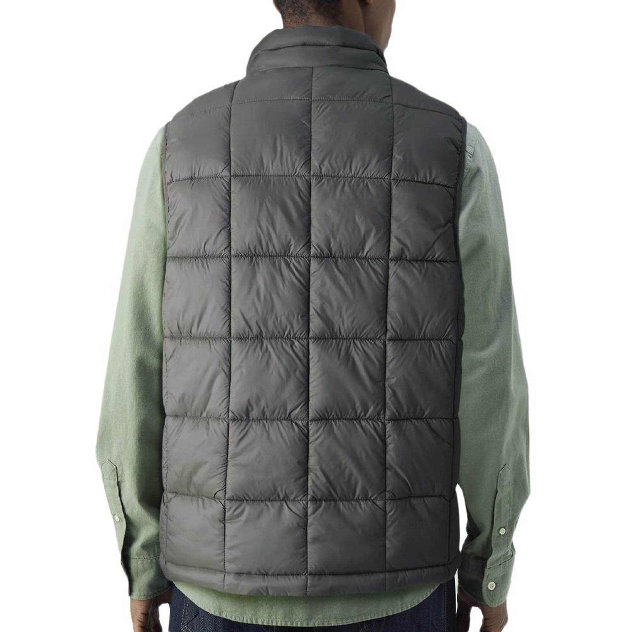 Voir la diapositive 2 : DOCKERS Doudoune sans manche Grise Homme Dockers Giii Quilted
