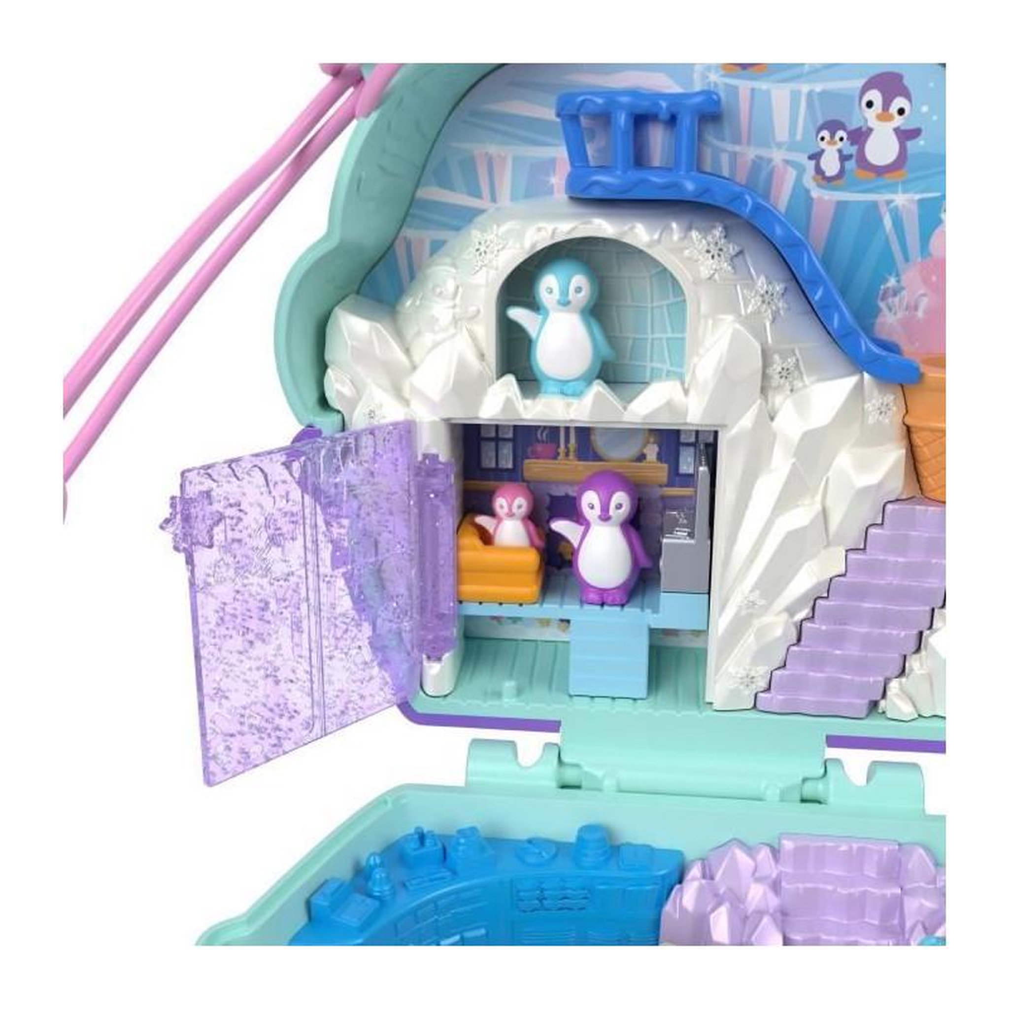 Voir la diapositive 6 : MATTEL Polly Pocket Coffret Pingouin des neiges
