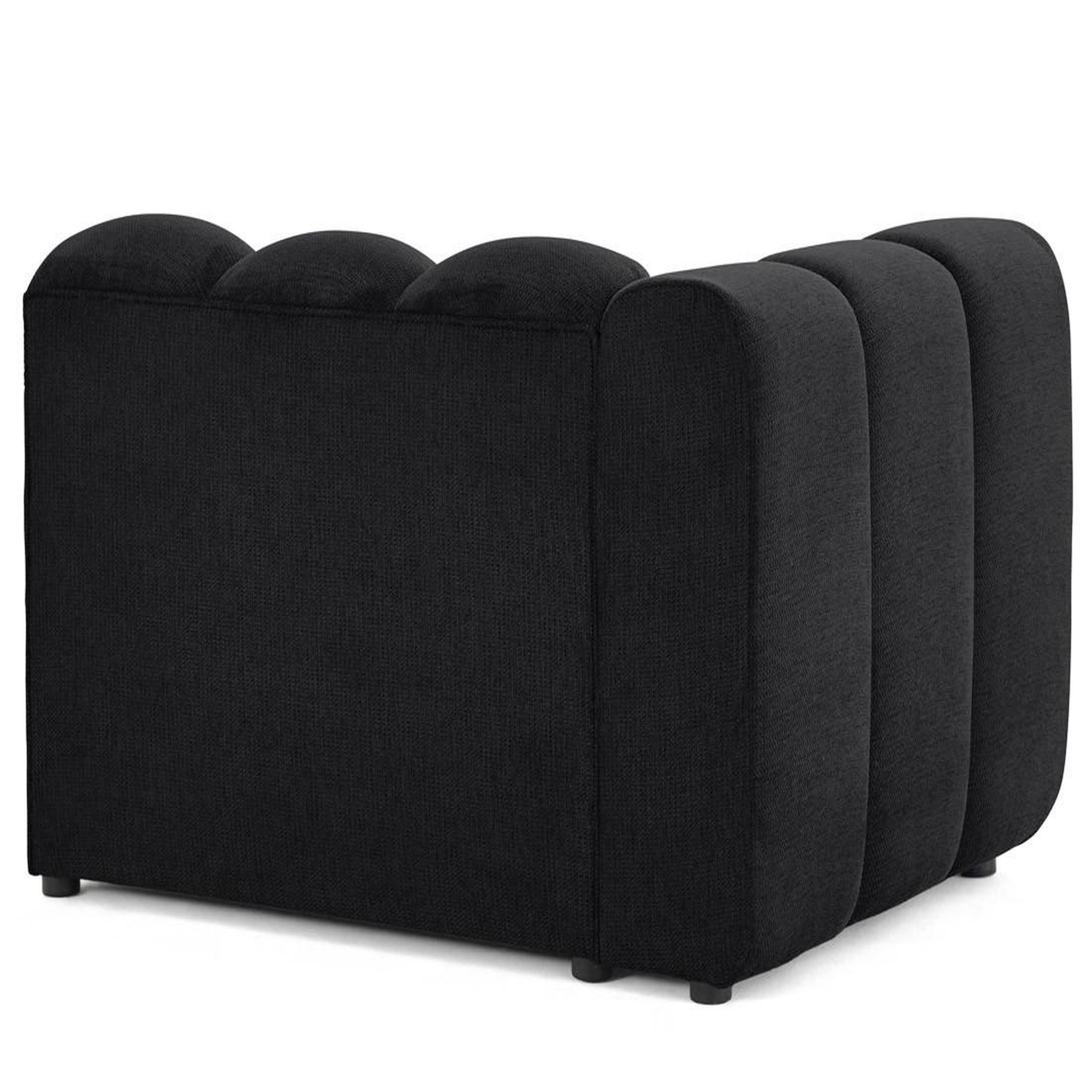 Voir la diapositive 5 : LISA DESIGN Debbie - module d'assise gauche en tissu texturé