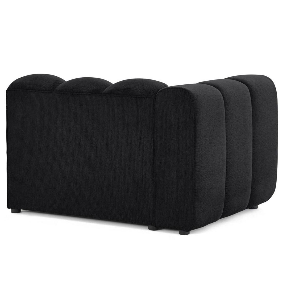 LISA DESIGN Debbie - module d'assise gauche en tissu texturé