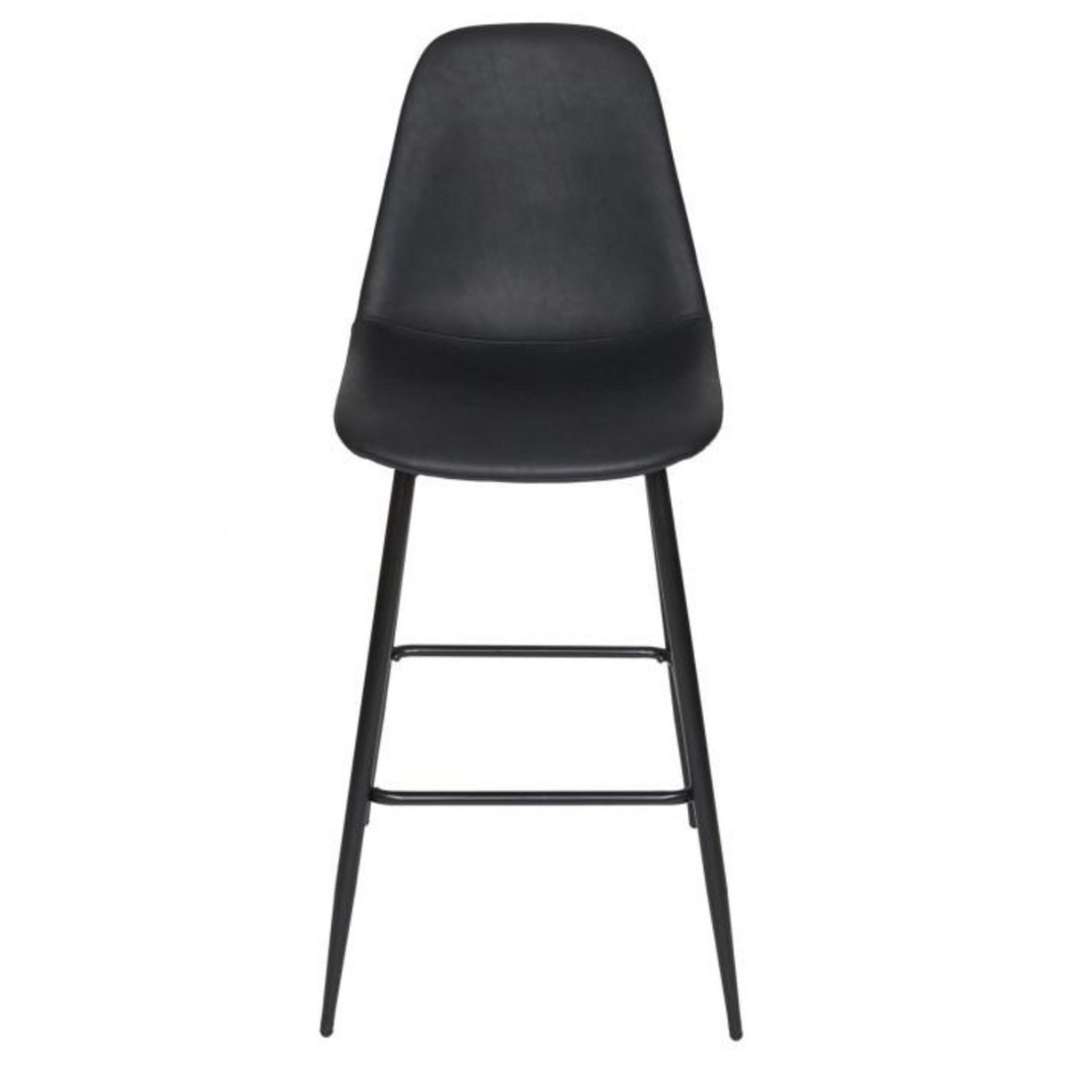 Paris Prix Lot de 2 Chaises de Bar  Amber  106cm Noir