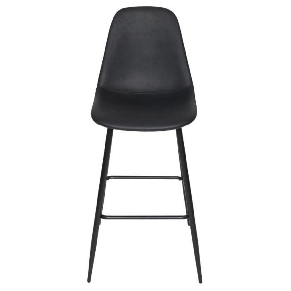 Paris Prix Lot de 2 Chaises de Bar  Amber  106cm Noir