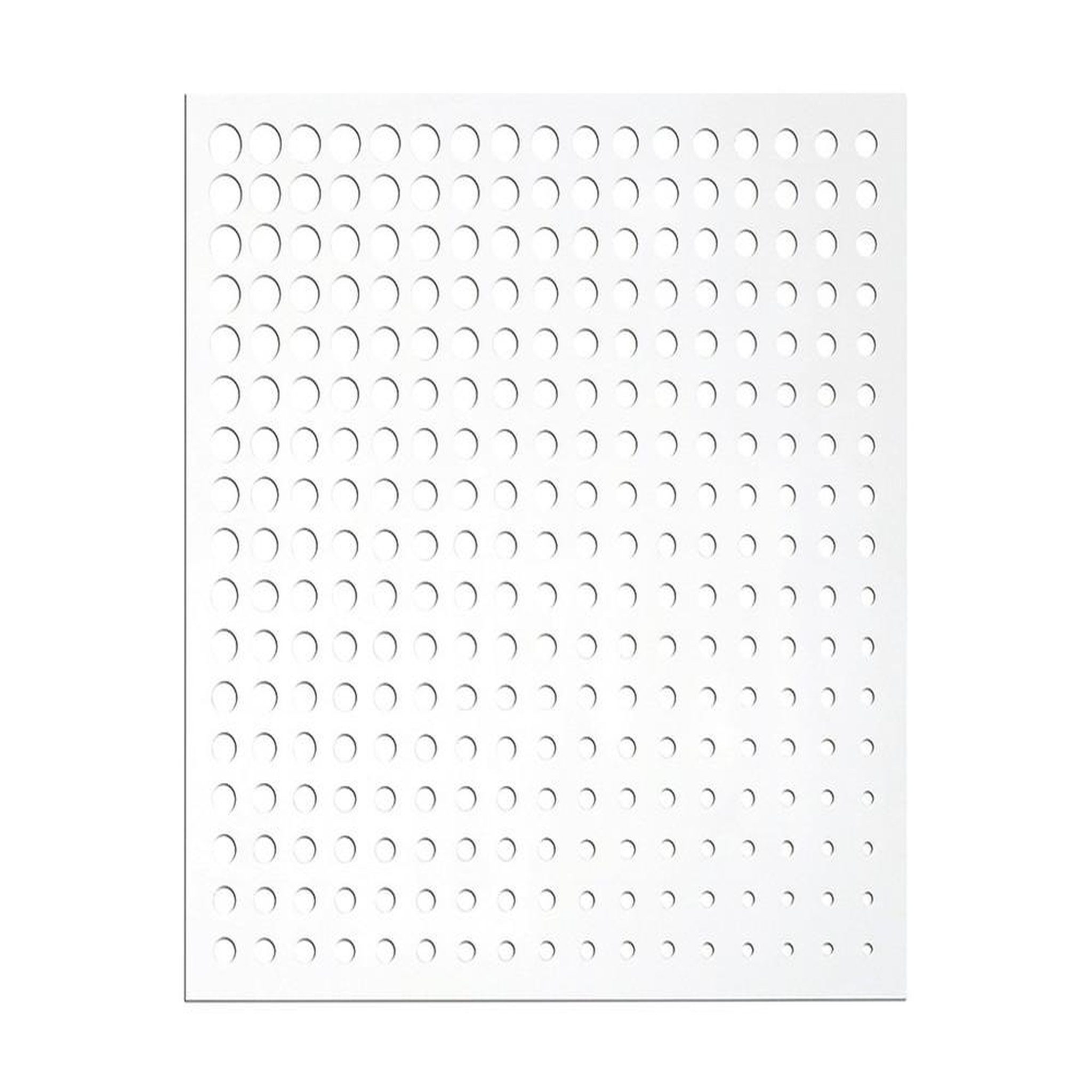 Nortene Panneau décoratif moon blanc - 1 m carré en résine polypropylène - fixé au mur