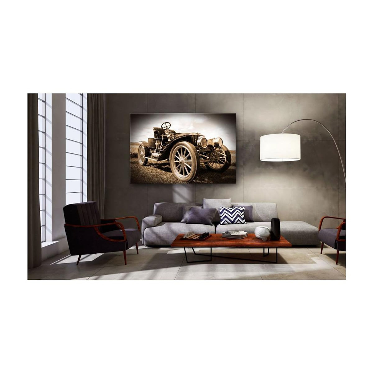 Paris Prix Tableau Imprimé  Voiture Rétro