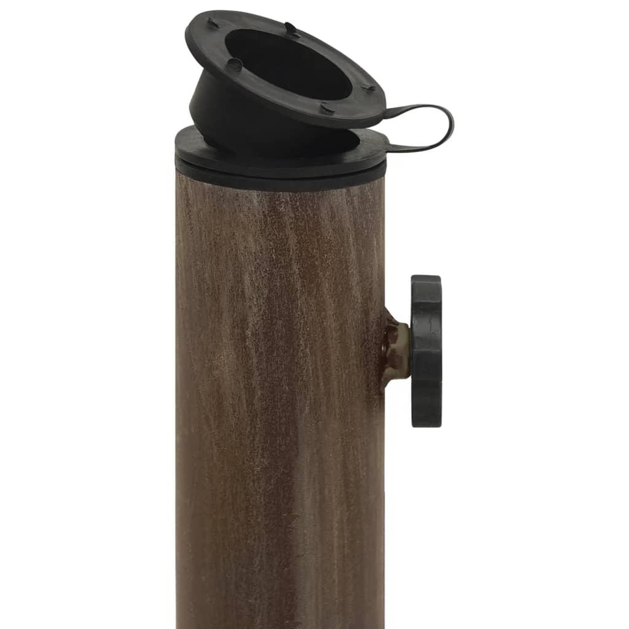 Voir la diapositive 4 : VIDAXL Socle de parasol Bronze 44x44x31 cm Fonte