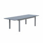 Voir la diapositive 1 : SWEEEK Table extensible - Chicago Anthracite - Table en aluminium 175/245cm avec rallonge. 8 places