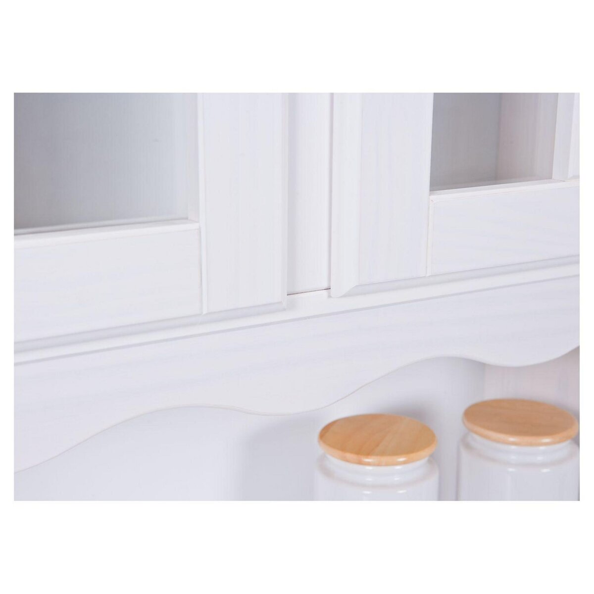 Bahut Vaisselier  4 portes 2 tiroirs Pin massif MARBELLA