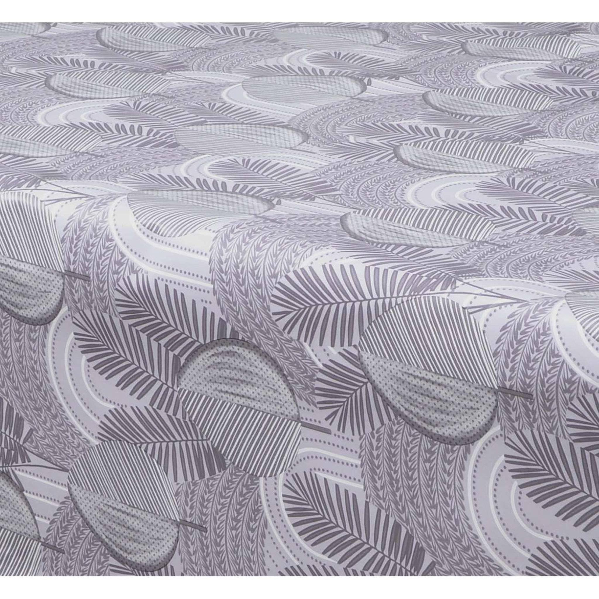 Voir la diapositive 3 : HABITABLE Nappe en toile cirée rectangulaire Moze - 140 x 200 cm - Gris