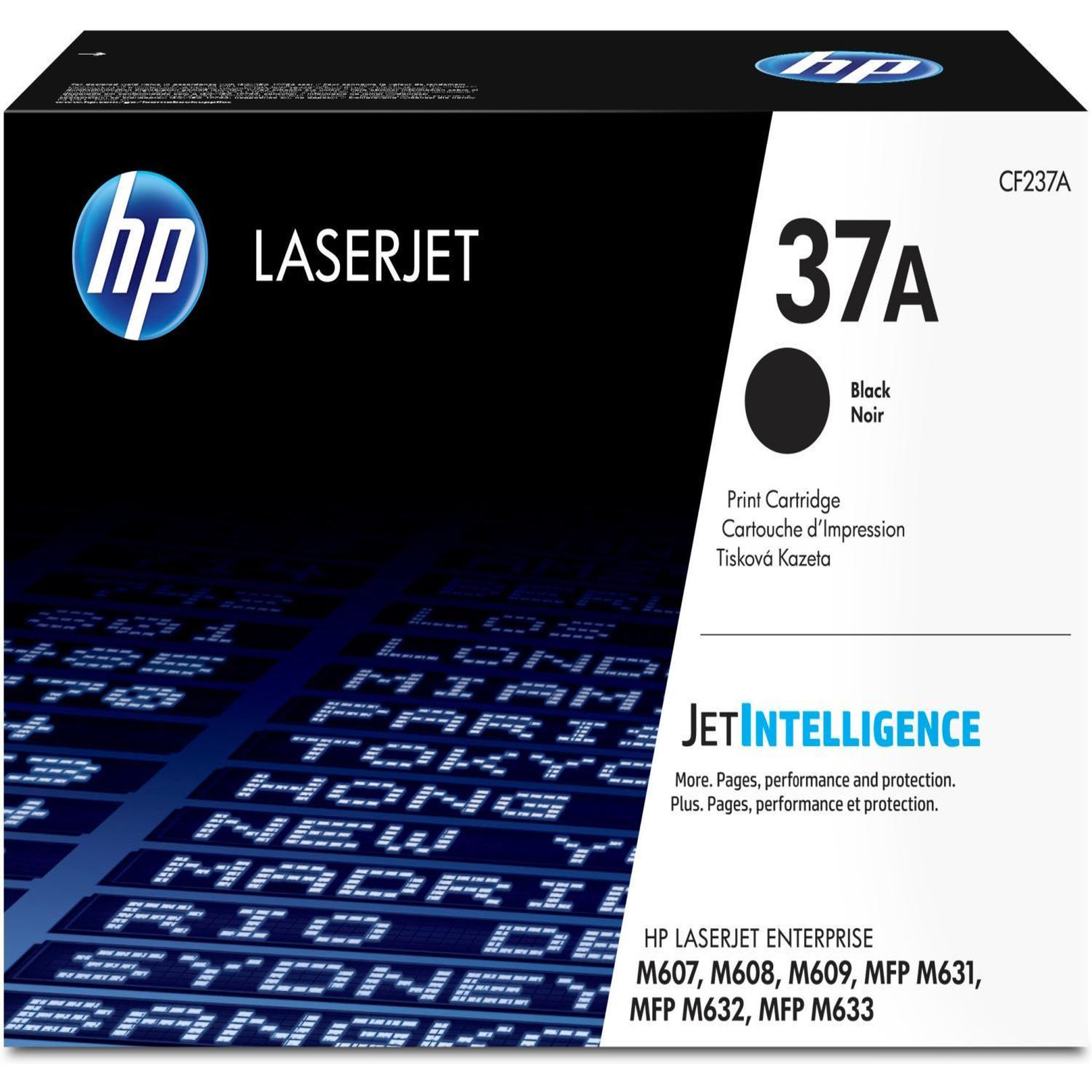 Voir la diapositive 2 : HP Cartouche de toner HP 37A CF237A originale pour LaserJet Noir