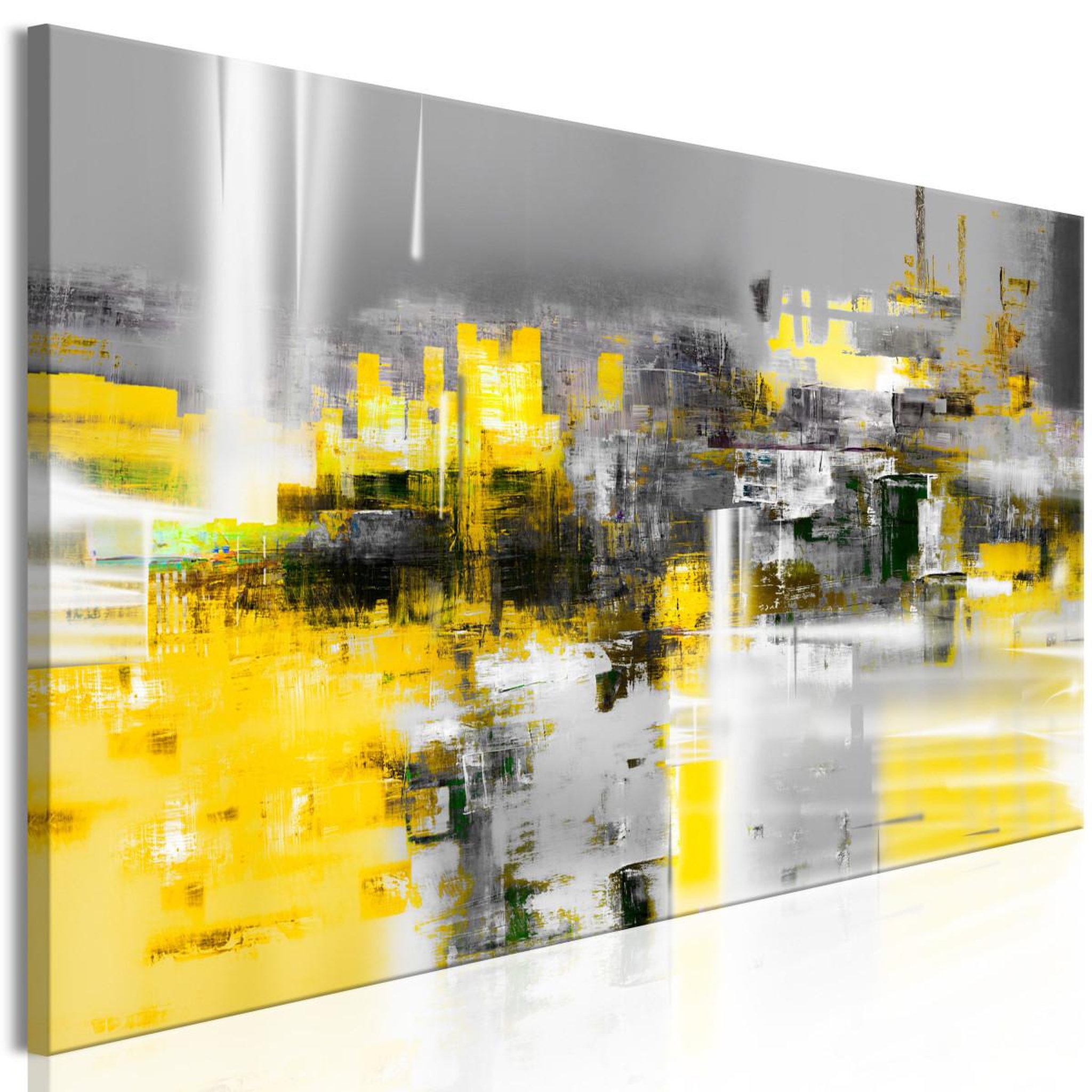 Paris Prix Tableau imprimé  yellow andromeda narrow. Coloris disponibles : Multicolore