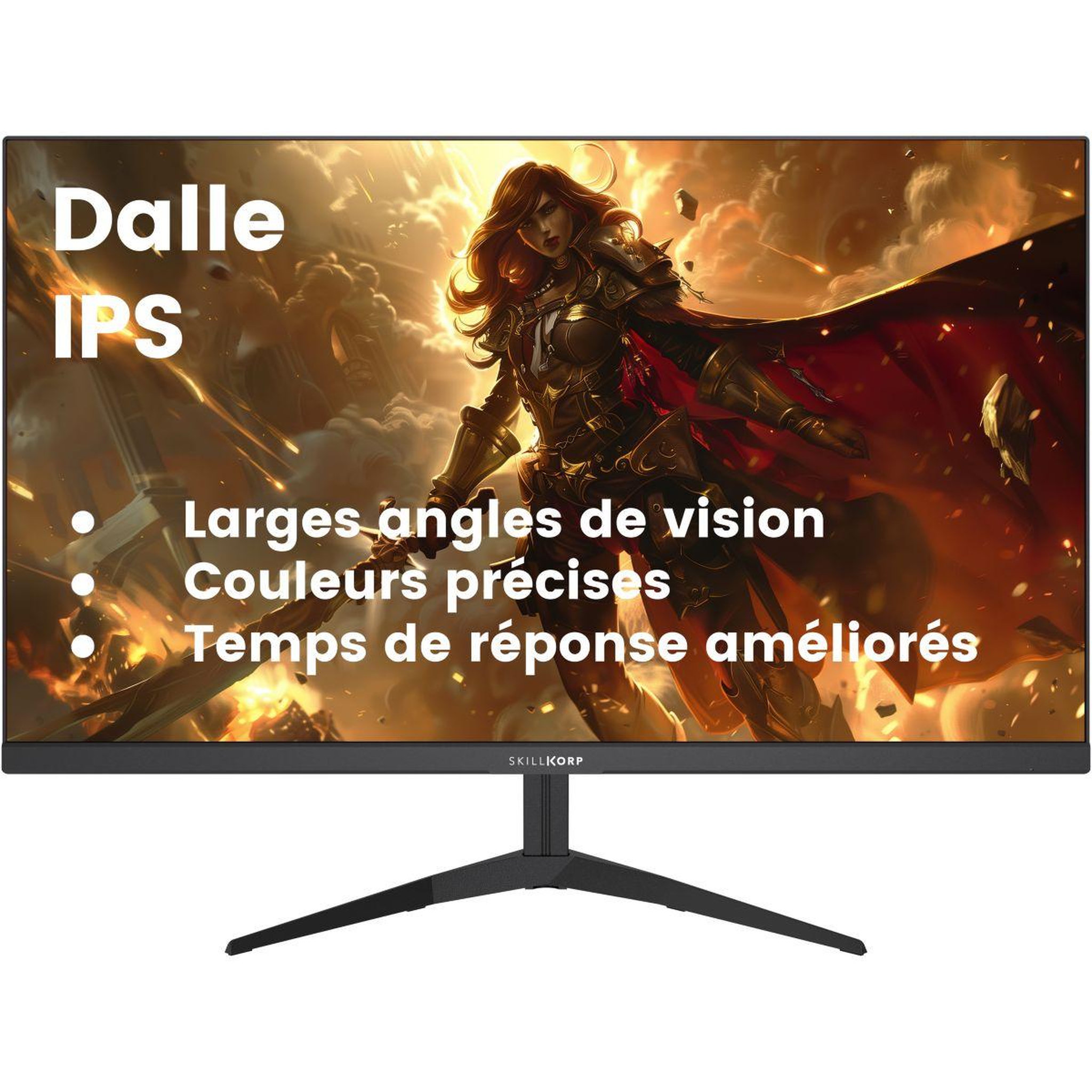 Voir la diapositive 2 : SKILLKORP Ecran pc gamer skp m24 24  full hd 240hz fast ips amd freesync