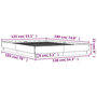 Voir la diapositive 6 : VIDAXL Cadre de lit sans matelas sonoma gris 135x190 cm