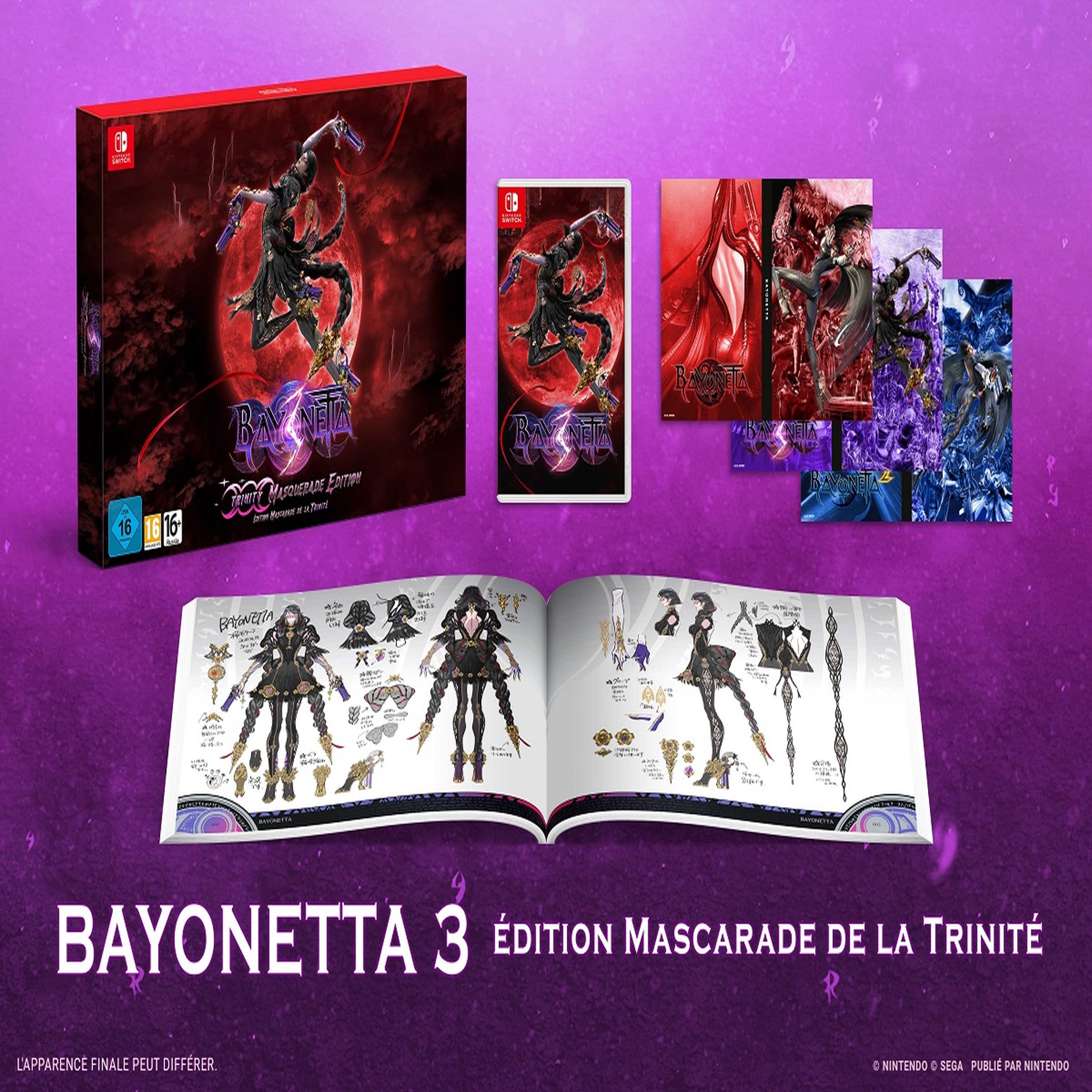 Voir la diapositive 2 : Bayonetta 3 Edition Mascarade de la Trinité Nintendo Switch