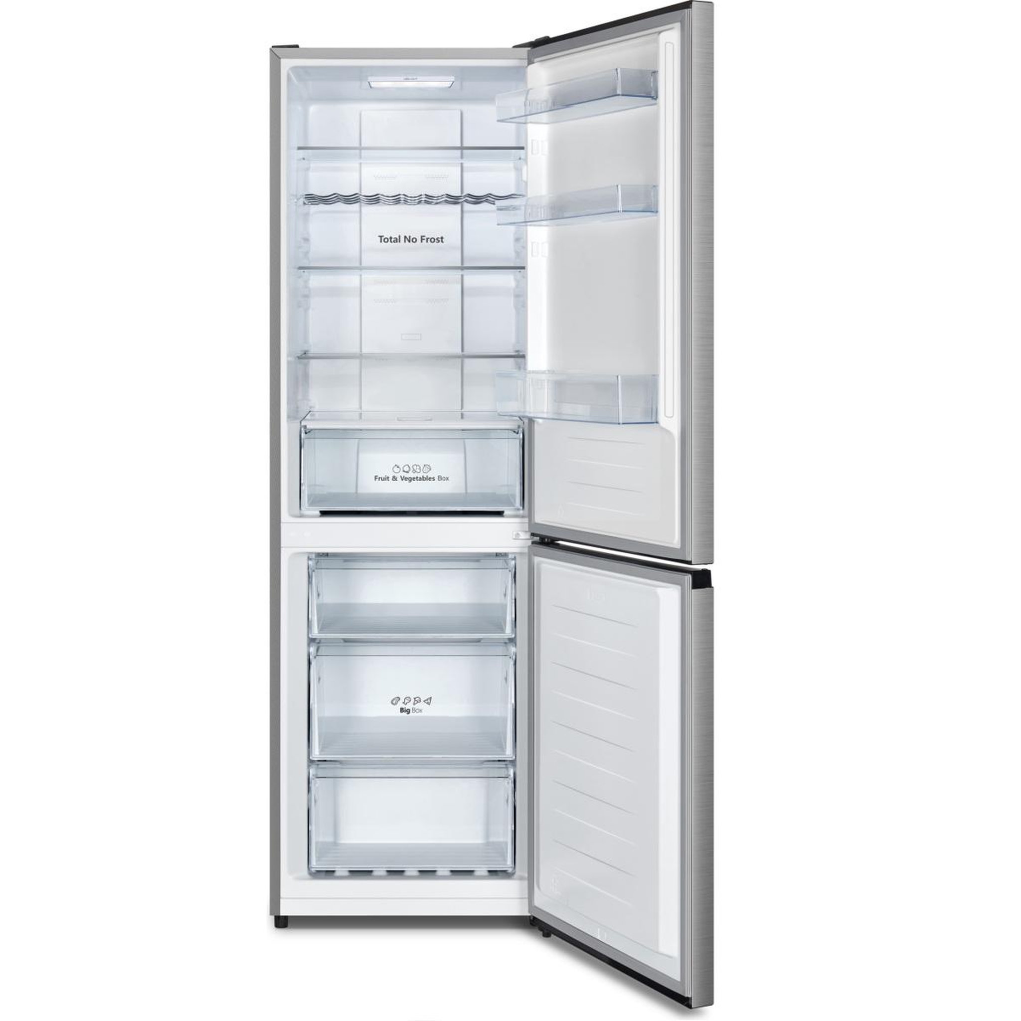 Voir la diapositive 3 : Hisense Réfrigérateur combiné 60cm 304l ventilé - rb395n4bce