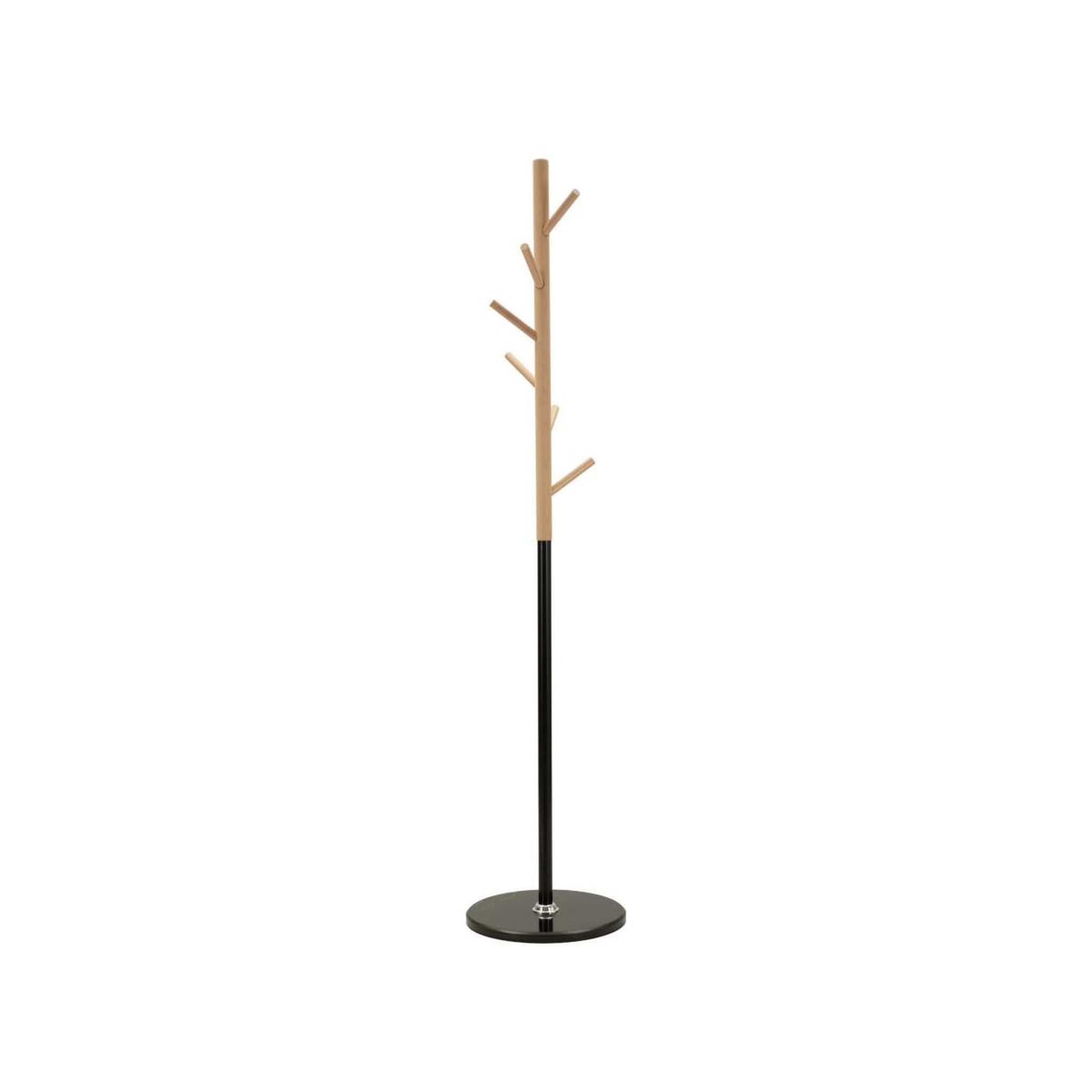 Paris Prix Porte-manteau en bois  tree  172cm noir & naturel