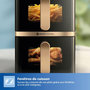 Voir la diapositive 4 : Philips Airfryer NA462/70 Friteuse sans huile Vertical Duo Noir/Cuivre, Série 4000 10L (5+5L)