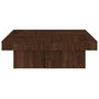 Voir la diapositive 5 : VIDAXL Table basse Chene marron 90x90x28 cm Bois d'ingenierie